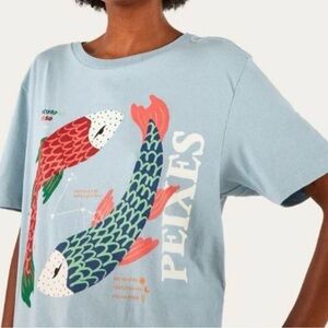 FARM Rio Pisces Blue Fish Graphic Tee